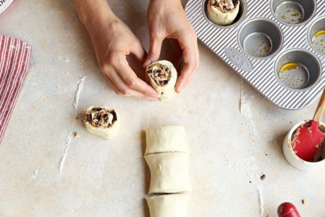 Quick Puff Pastry Chocolate Hazelnut Rolls