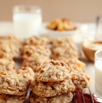 Baked Oatmeal Apple Cookies